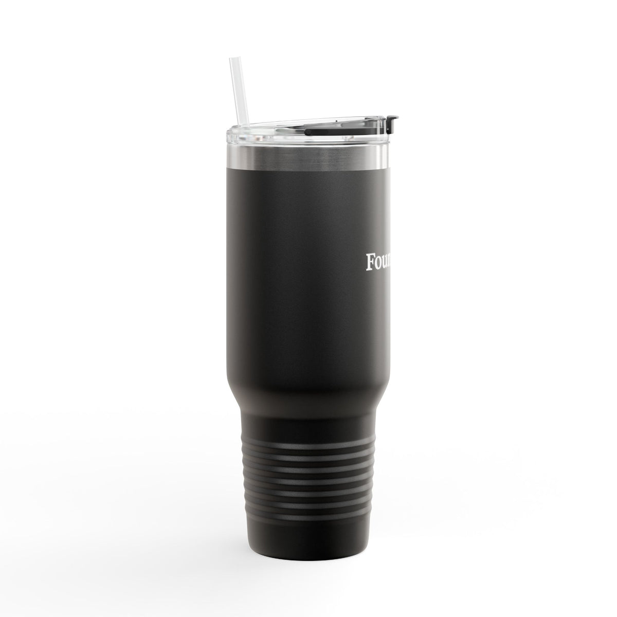 Founderist 40oz Insulated Travel Mug — Large Stainless Steel Tumbler with Lid & Straw
